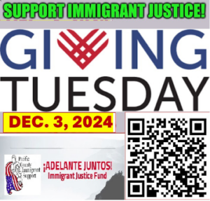 Giving Tuesday, Support Immigrant Justice